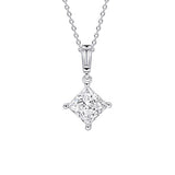 Diamonfire |  Princess Cut Drop Pendant