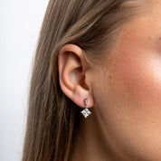 Diamonfire | Princess Cut Drop Earrings