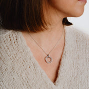 Diamonfire | Entwined Circles Necklace