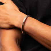 Fred Bennett | Oxidised Patterned Bangle