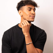 Fred Bennett | Oxidised Patterned Bangle