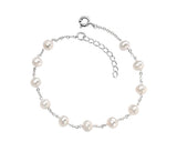 Penmans | White Pearl Station Bracelet