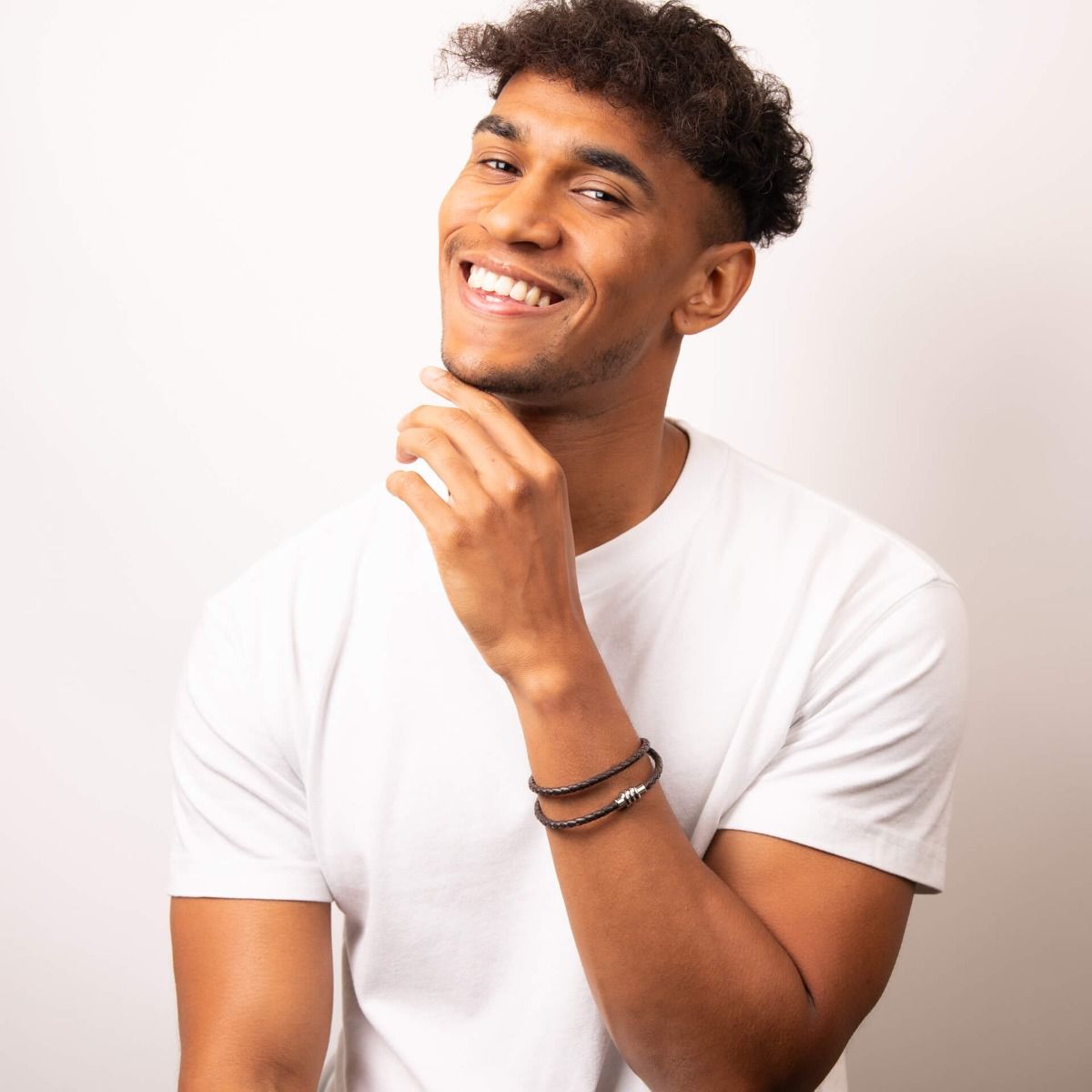 Fred Bennett | Double Row Wrap Around Leather Bracelet