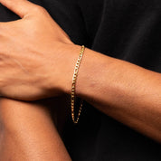 Fred Bennett | Figaro Gold Plate Bracelet