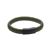 Fred Bennett | Khaki Braided Leather Bracelet