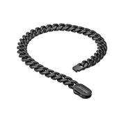 Fred Bennett | Black Brushed Curb Chain Bracelet