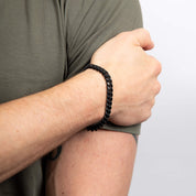 Fred Bennett | Black Brushed Curb Chain Bracelet
