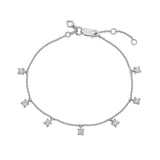 Diamonfire | Four Claw Station Bracelet