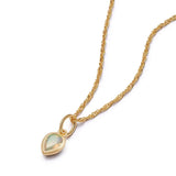 Daisy London | Opal October Birthstone Charm Necklace