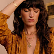 Daisy London | Citrine November Birthstone Charm Necklace