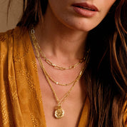 Daisy London | Citrine November Birthstone Charm Necklace