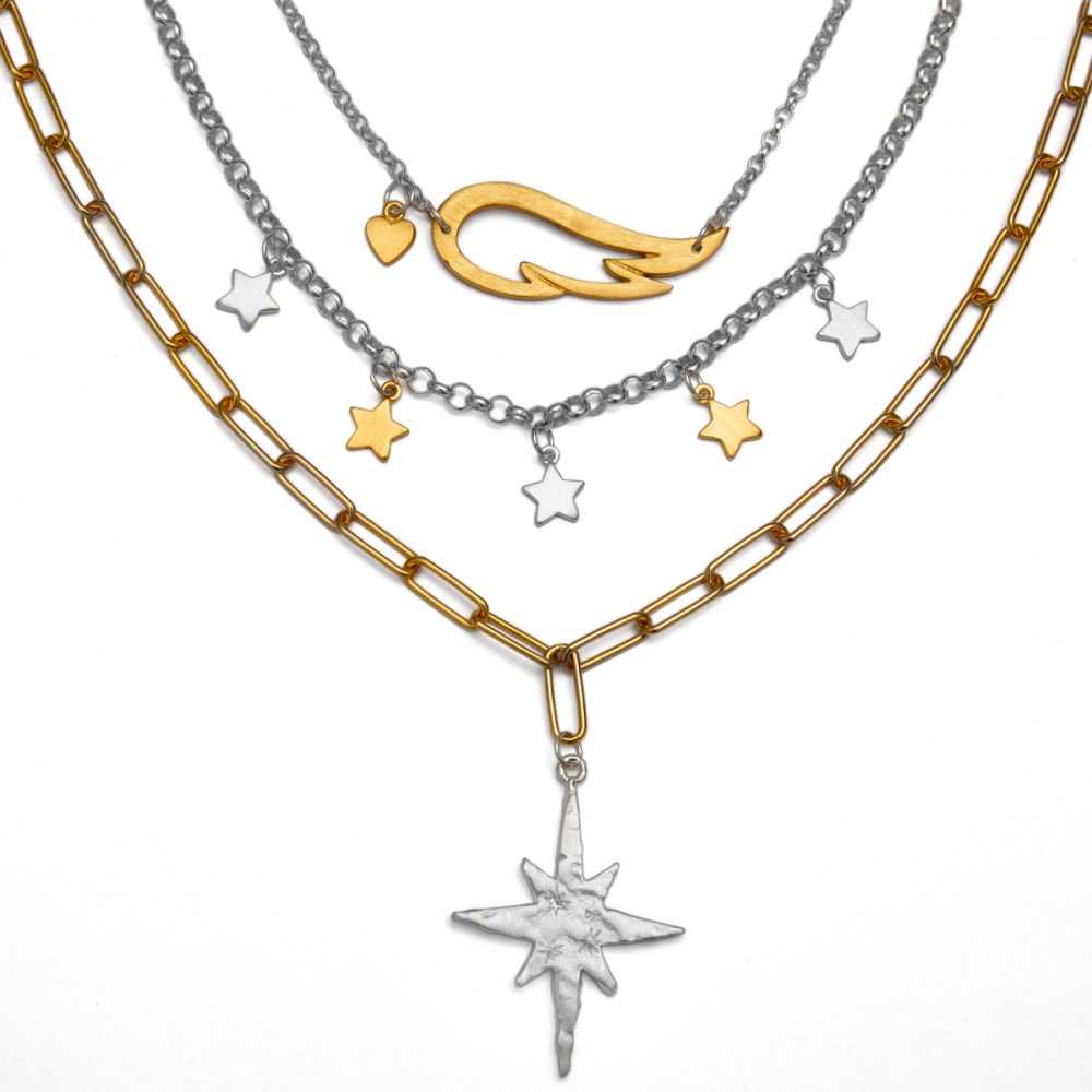 Chambers & Beau | Bling it on Layered Set of 3 Necklaces