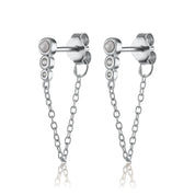 Scream Pretty | Hannah Martin Chained Pearl Earrings