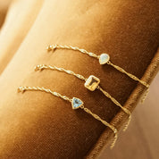Daisy London | Citrine November Birthstone Charm Bracelet