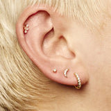 Scream Pretty |  Clear Stone Flat back Single Stud