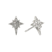 Bijoux De Mimi | Cosima Silver Crystal Star Stud Earrings