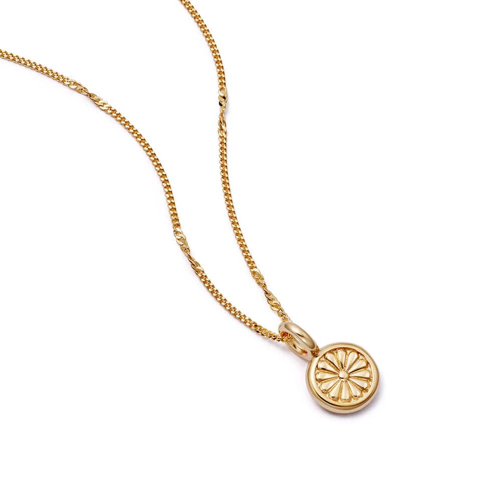 Daisy London | Daisy Bloom Mini Pendant - Gold Plate