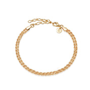 Daisy London |  Isla Double Rope Bracelet - Gold Plate