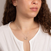 Penmans |  Large Slip On Heart Pendant with 18" Chain