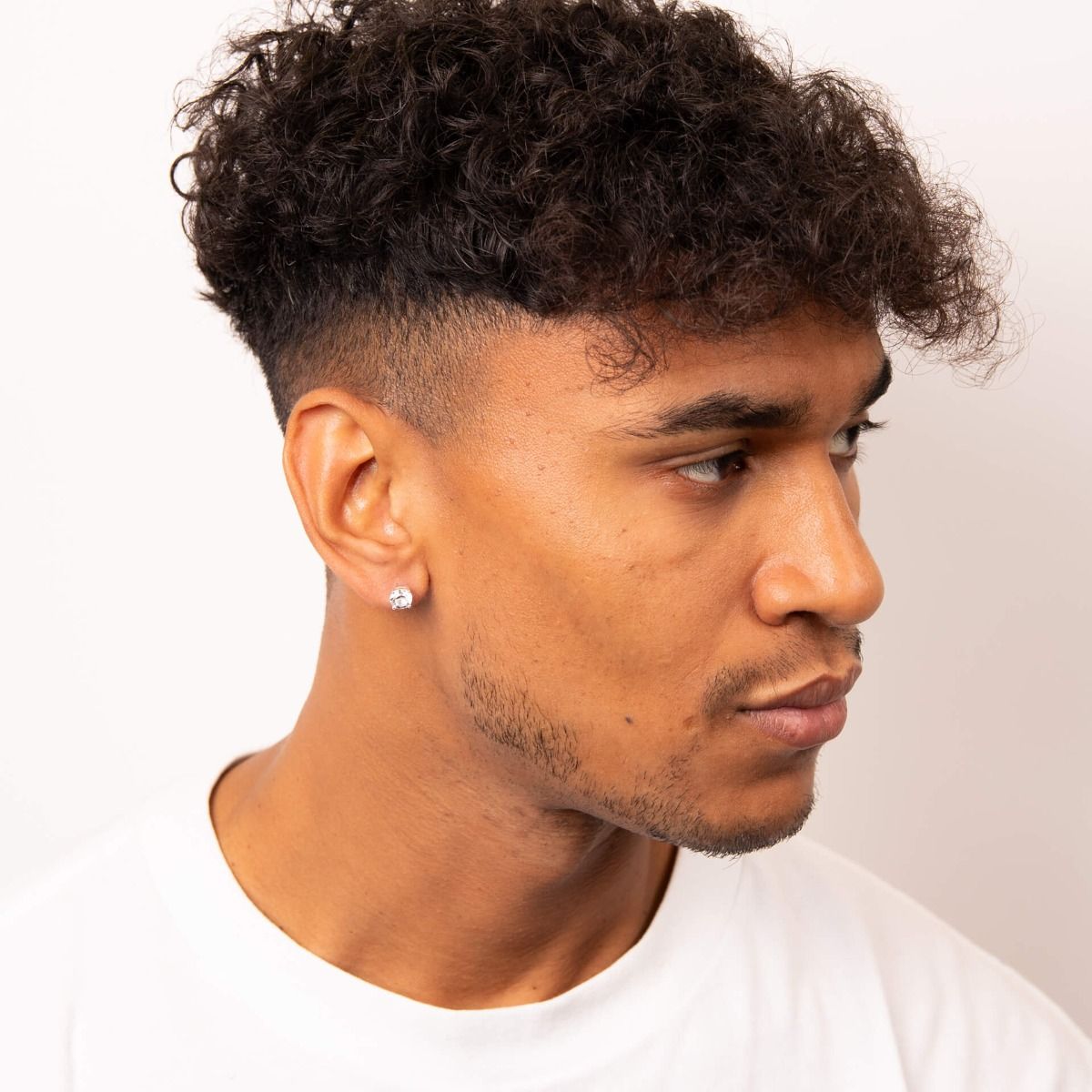 Fred Bennett | Clear Crystal Stud Bracelets