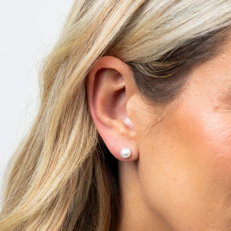 Penmans | 7mm Freshwater pearl Stud Earrings