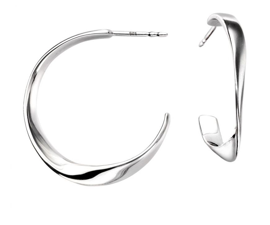 Penmans |  Twisted Solid Hoop Earrings