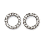 Penmans | Open Circle Pave Earrings