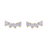 Diamonfire | Four Stone Crawler Earrings