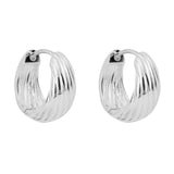 Penmans |  Chunky Rope Hoop Earrings