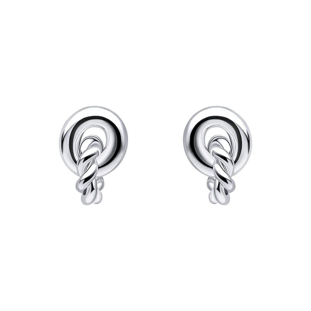 Penmans |  Rope Linked Circle Stud Earrings
