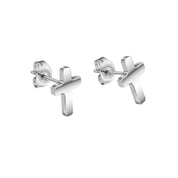 Fred Bennett | Stainless Steel Cross Studs