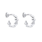 Penmans | Heart Sequence Half Hoop Earrings