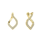 Diamonfire | Cluster Cut Out Earrings - Gold Plate