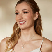 Diamonfire | Marquis Pearl Drop Stud Earrings