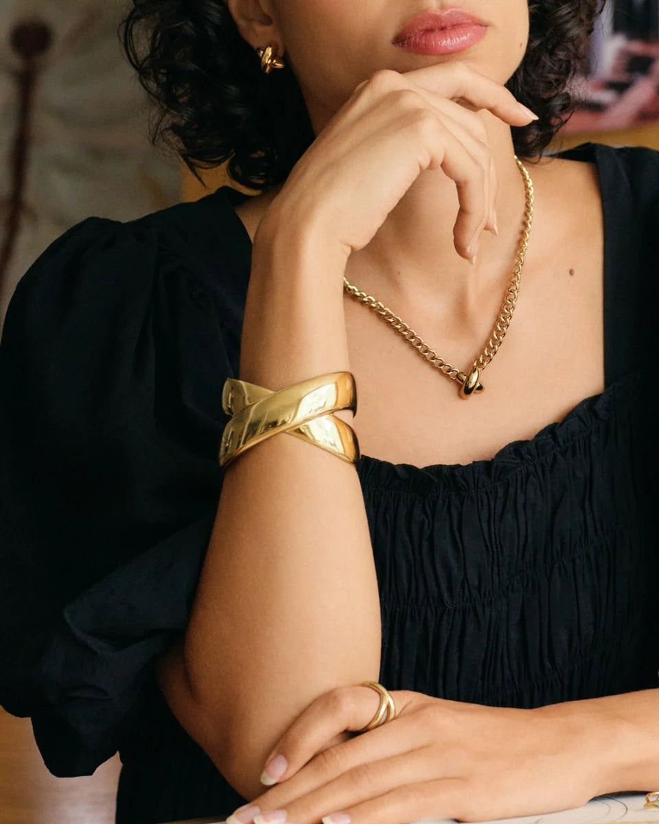 Edblad | Alexa Bangle - Gold Plate