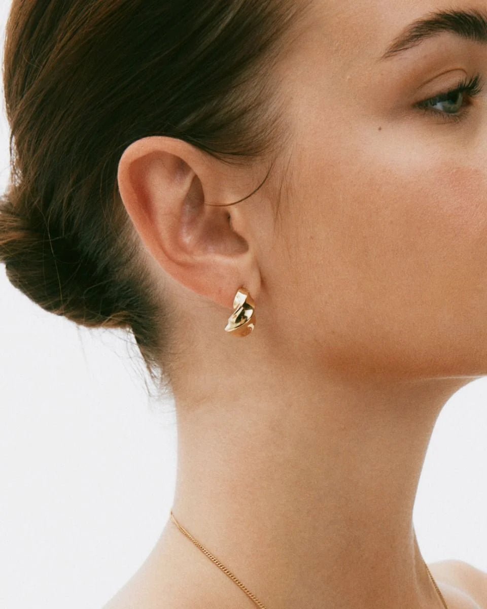 Edblad | Helix Studs - Gold plate