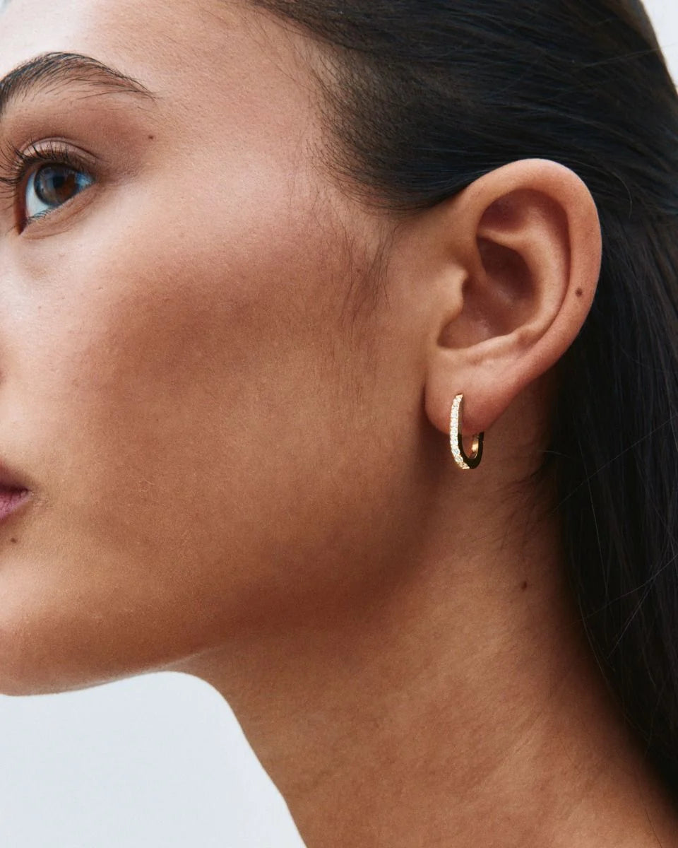 Edblad | Inez Hoops - Gold Plate