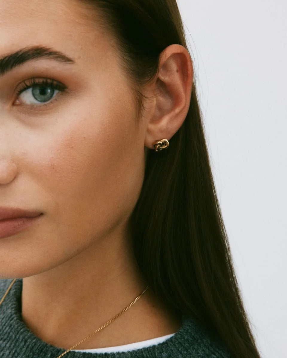 Edblad | Infinity Knot Studs - Gold plate