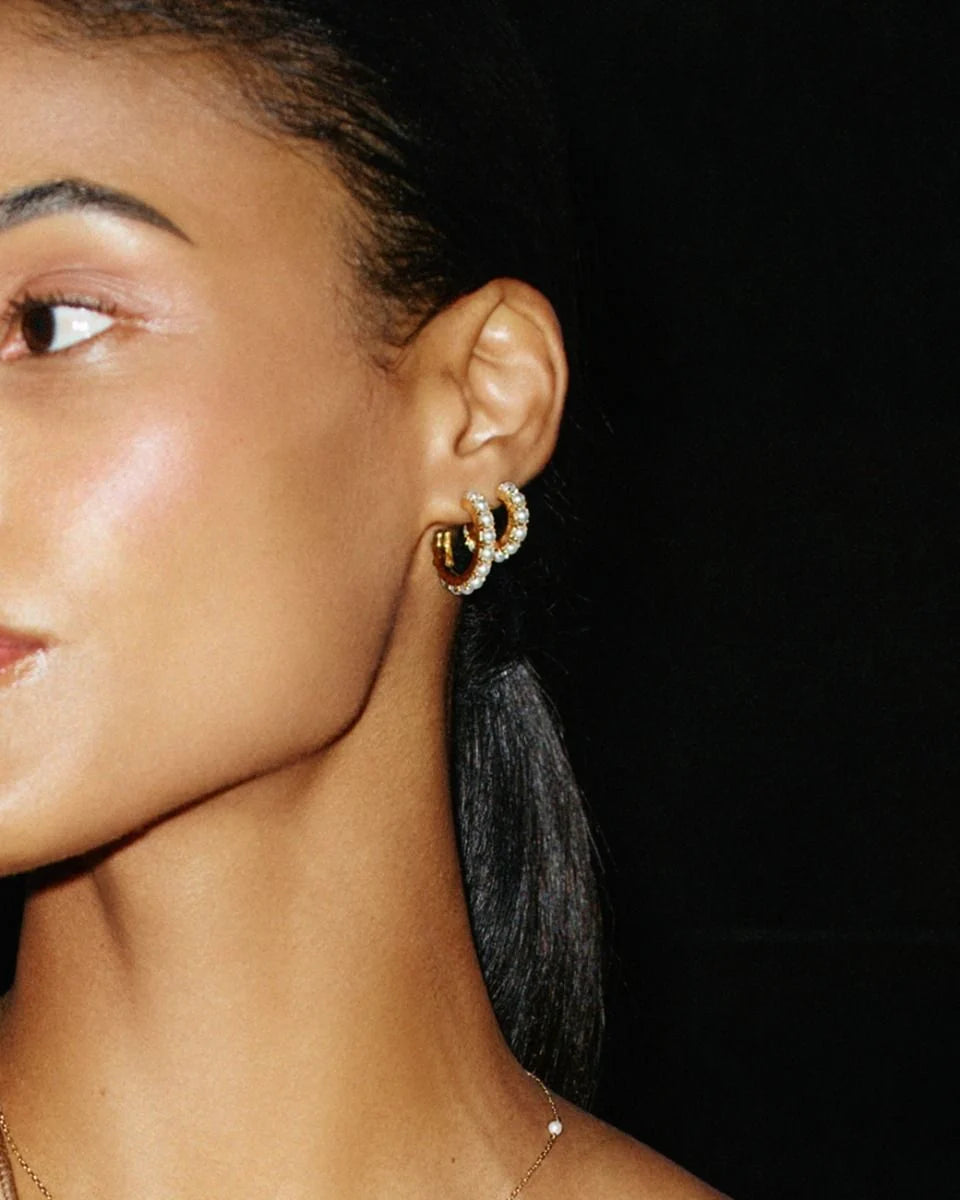 Edblad | Lilo Hoops - Gold plate