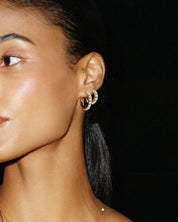 Edblad | Lilo Hoops - Gold plate