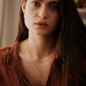 Daisy London |  Emerald May Birthstone Charm Necklace