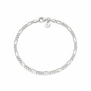 Daisy London | Fine Silver Figaro Chain Bracelet
