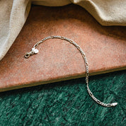 Daisy London | Fine Silver Figaro Chain Bracelet
