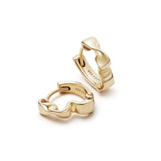 Daisy London | Estee Lalonde Flow Huggie Earrings - Gold Plate