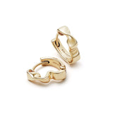 Daisy London | Estee Lalonde Flow Huggie Earrings - Gold Plate