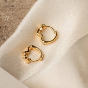 Daisy London | Estee Lalonde Flow Huggie Earrings - Gold Plate