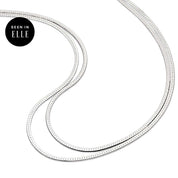 Daisy London |  ESTÉE LALONDE Parallel Silver Snake Chain
