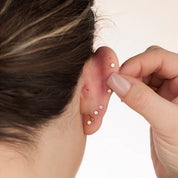 Scream Pretty | Pearl Flat back Single Stud