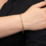 Penmans |  9ct Yellow Gold Infinity Link bracelet
