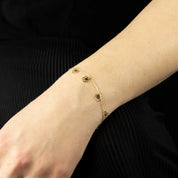 Penmans | Heart & Flower Charm Bracelet